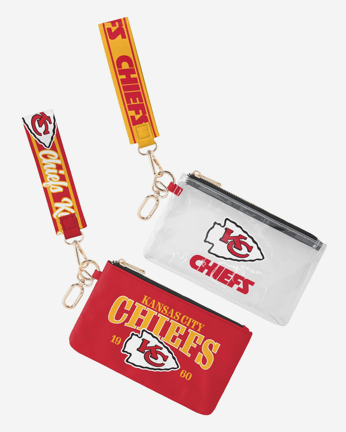 Kansas City Chiefs 2 Pack Wristlet FOCO - FOCO.com