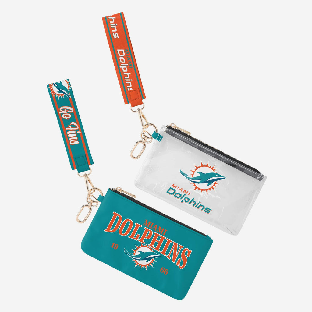 Miami Dolphins 2 Pack Wristlet FOCO - FOCO.com
