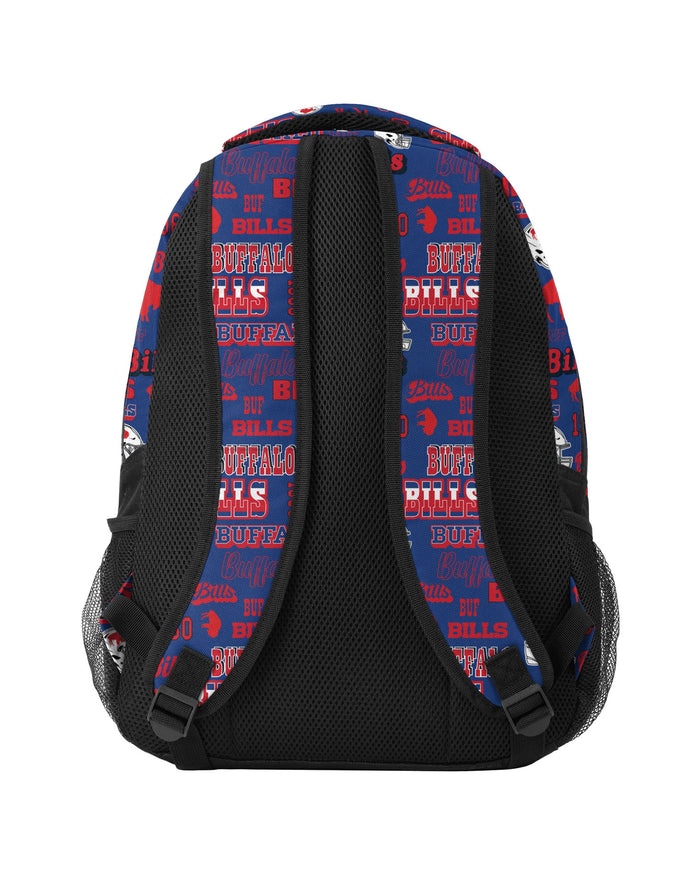 Buffalo Bills Repeat Retro Print Action Backpack FOCO - FOCO.com