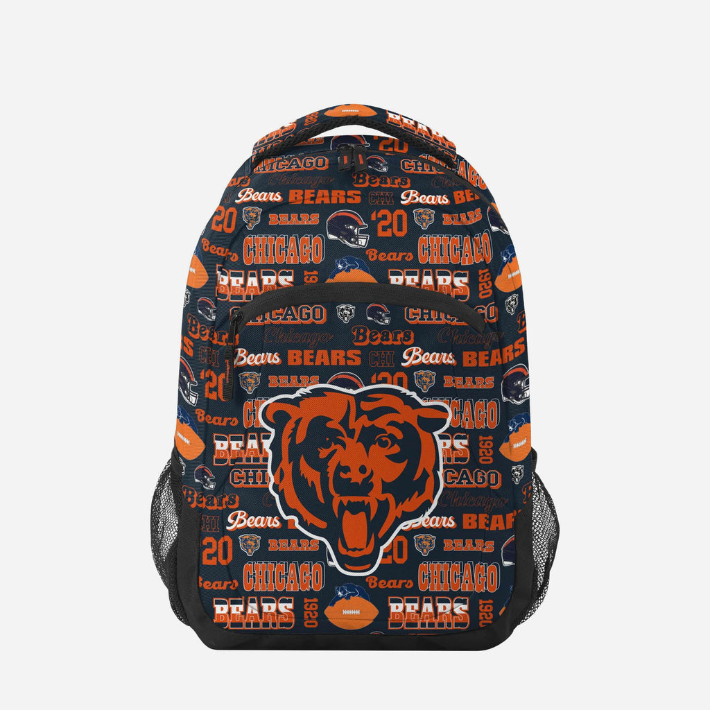 Chicago Bears Repeat Retro Print Action Backpack FOCO - FOCO.com