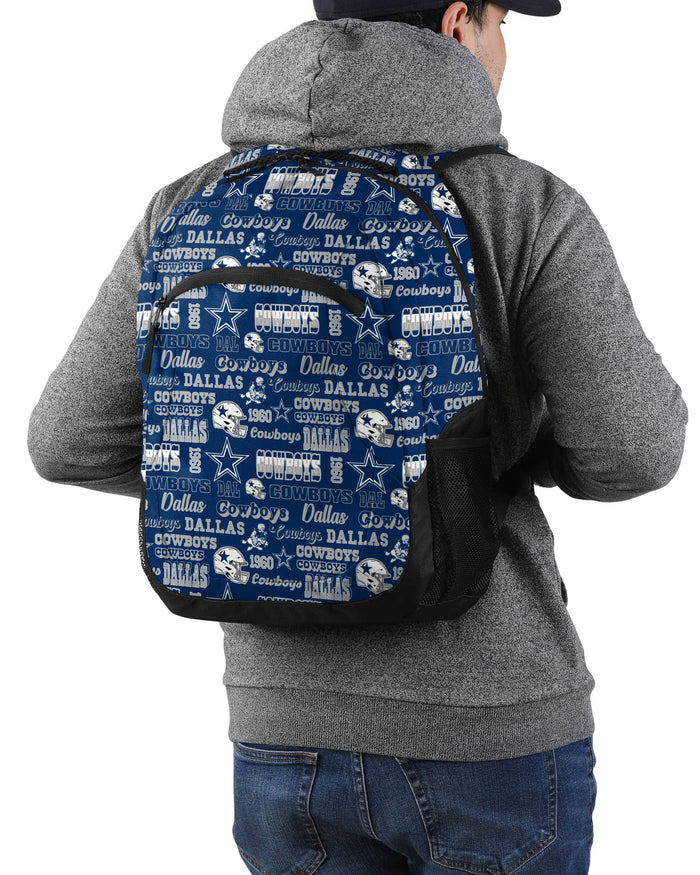 Dallas Cowboys Repeat Retro Print Action Backpack