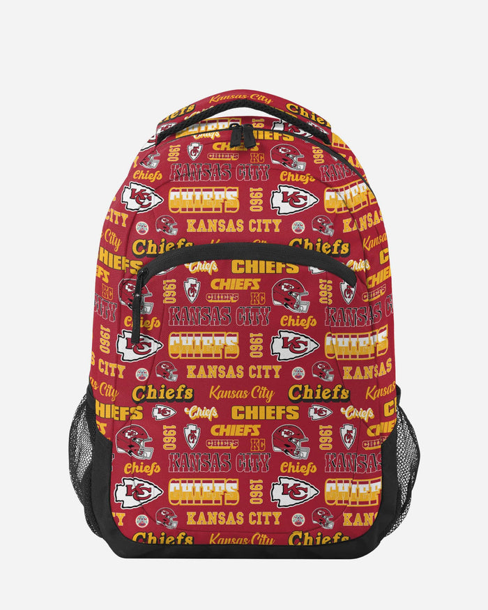 Kansas City Chiefs Repeat Retro Print Action Backpack FOCO - FOCO.com