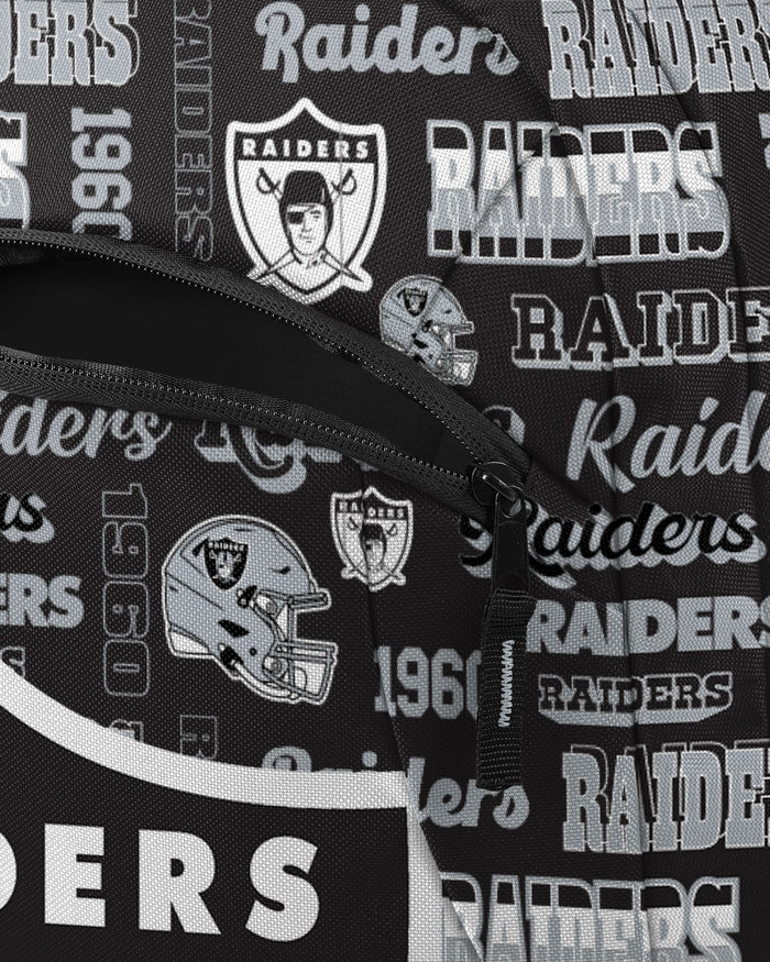 Las Vegas Raiders Repeat Retro Print Action Backpack FOCO - FOCO.com