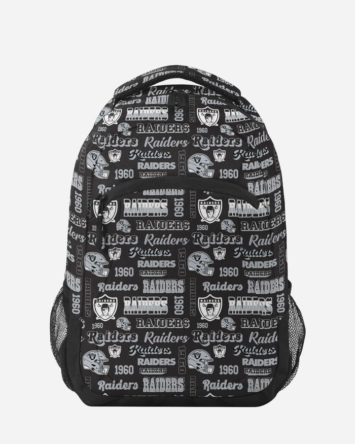 Las Vegas Raiders Repeat Retro Print Action Backpack FOCO - FOCO.com