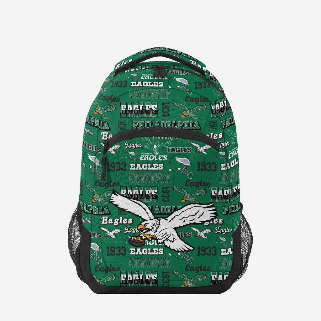 Philadelphia Eagles Repeat Retro Print Action Backpack FOCO - FOCO.com
