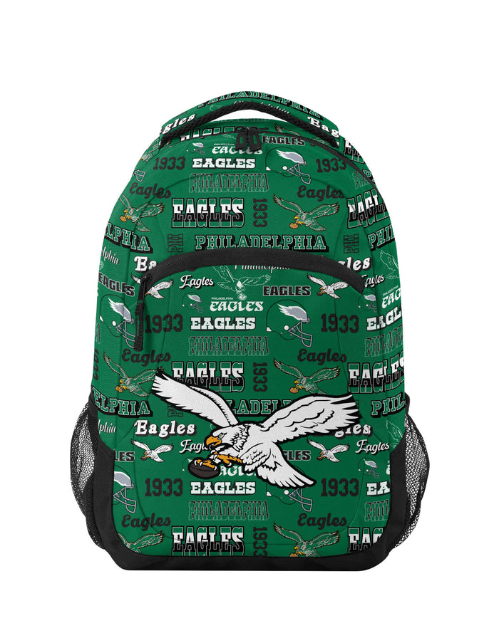 Philadelphia Eagles Repeat Retro Print Action Backpack FOCO - FOCO.com