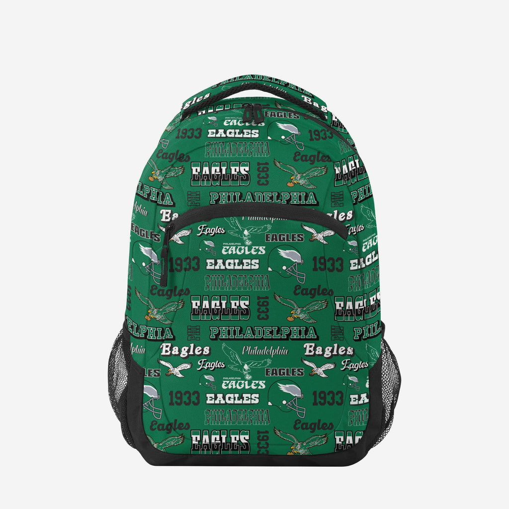 Philadelphia Eagles Repeat Retro Print Action Backpack FOCO - FOCO.com