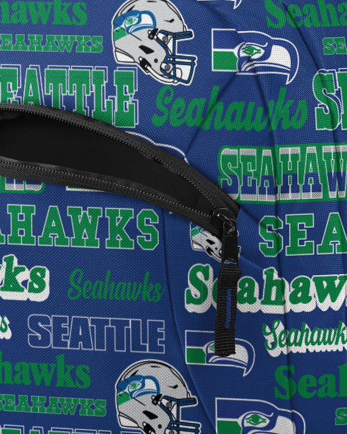 Seattle Seahawks Repeat Retro Print Action Backpack FOCO - FOCO.com
