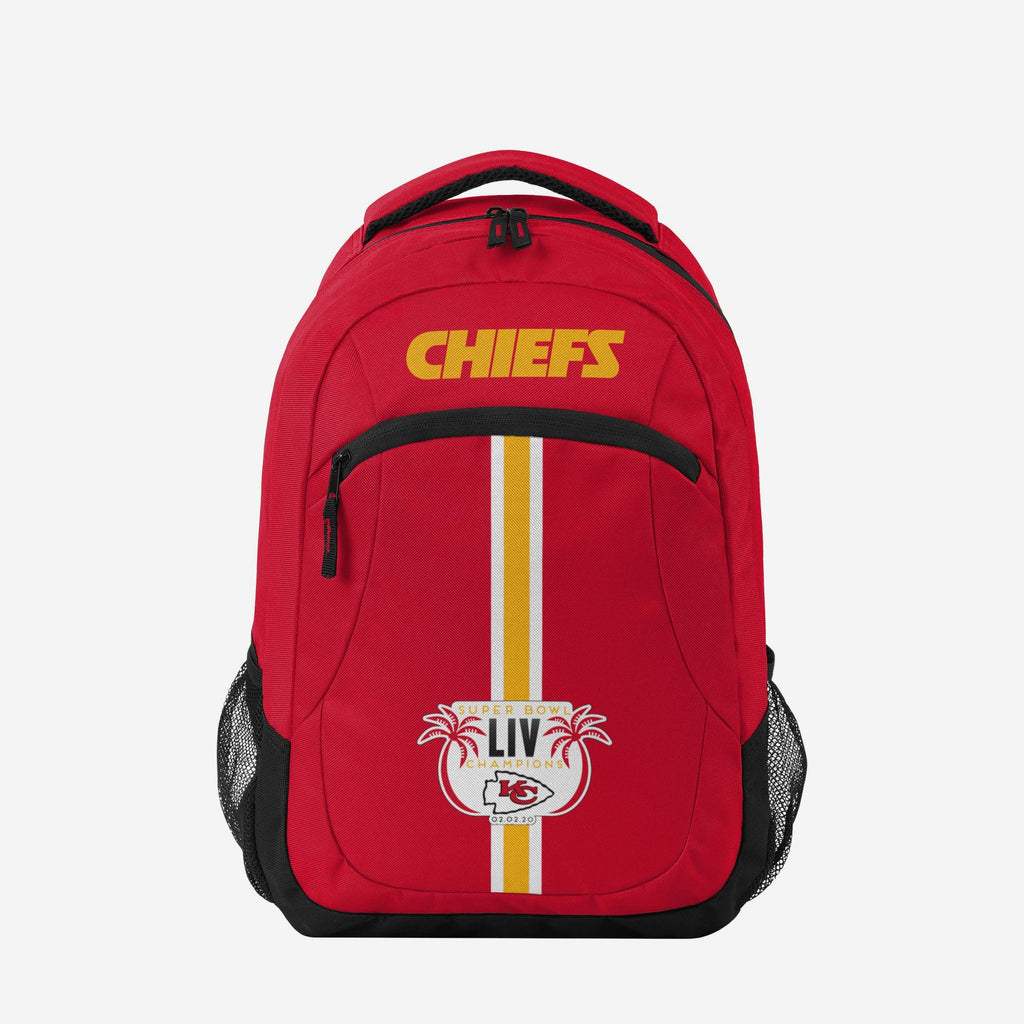 Kansas City Chiefs Super Bowl LIV Champions Action Backpack FOCO - FOCO.com