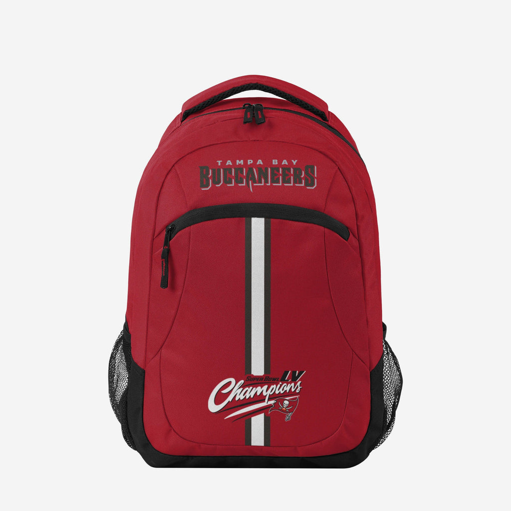 Tampa Bay Buccaneers Super Bowl LV Champions Action Backpack FOCO - FOCO.com