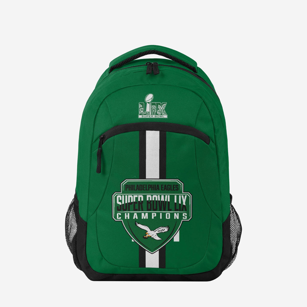 Philadelphia Eagles Super Bowl LIX Champions Kelly Green Action Backpack FOCO - FOCO.com