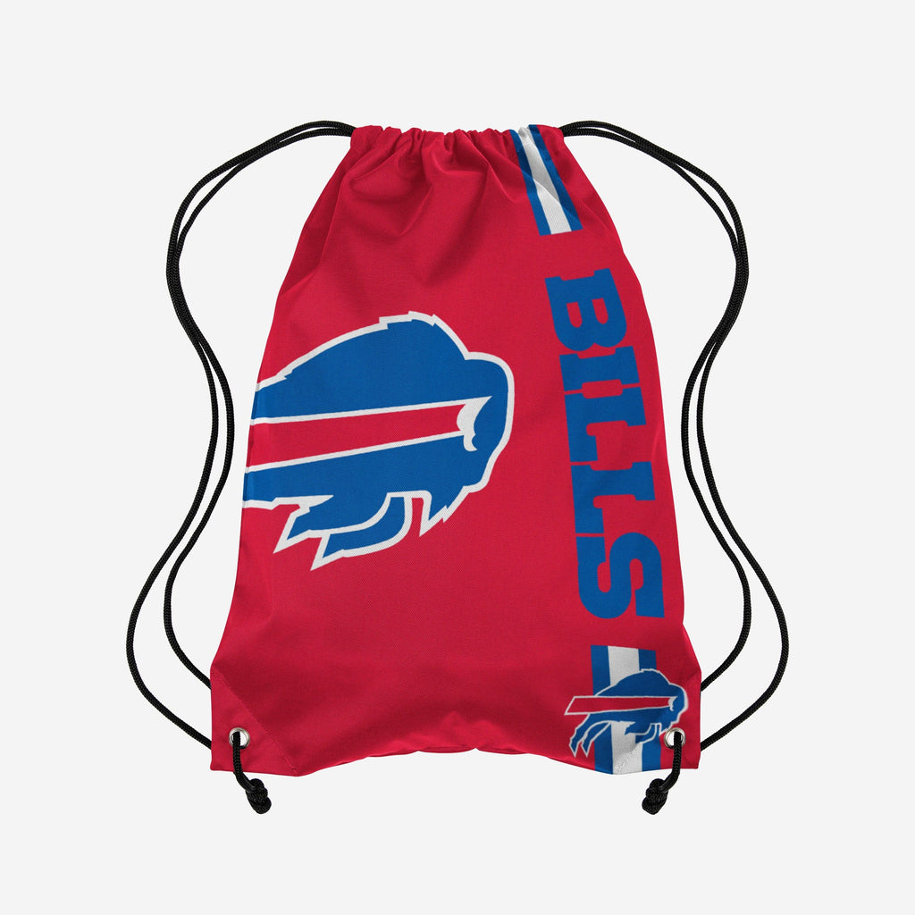 Buffalo Bills Red Alternate Color Big Logo Drawstring Backpack FOCO - FOCO.com