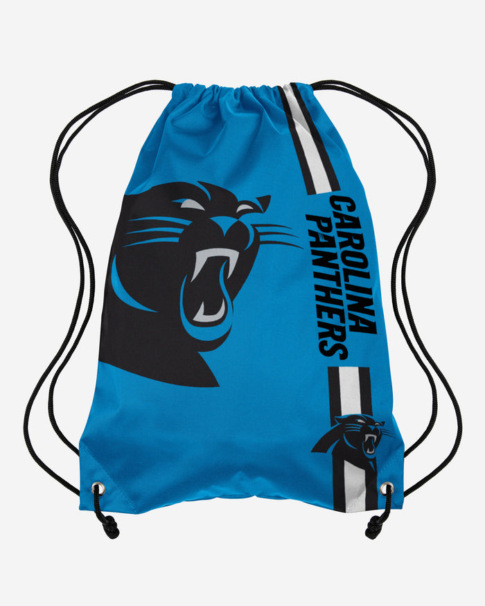 Carolina Panthers Blue Alternate Color Big Logo Drawstring Backpack FOCO - FOCO.com