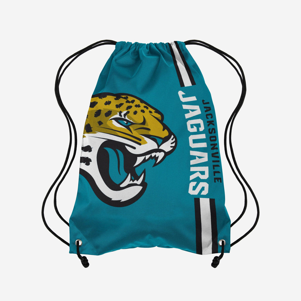 Jacksonville Jaguars Green Alternate Color Big Logo Drawstring Backpack FOCO - FOCO.com