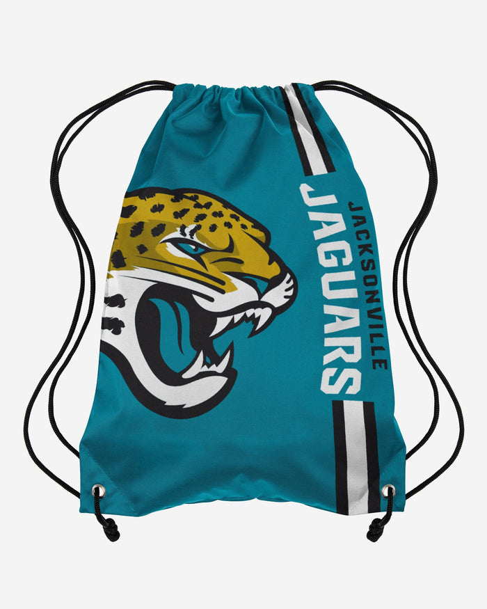 Jacksonville Jaguars Green Alternate Color Big Logo Drawstring Backpack FOCO - FOCO.com