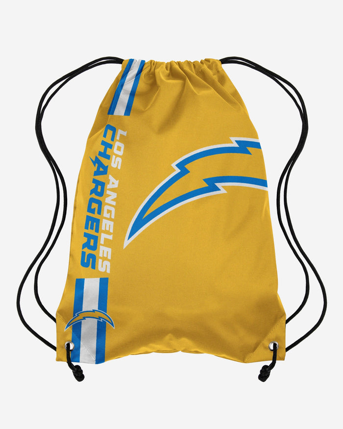 Los Angeles Chargers Yellow Alternate Color Big Logo Drawstring Backpack FOCO - FOCO.com