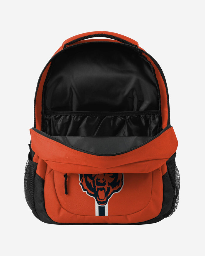 Chicago Bears Orange Alternate Color Action Backpack FOCO - FOCO.com