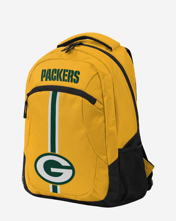 Green Bay Packers Yellow Alternate Color Action Backpack FOCO - FOCO.com