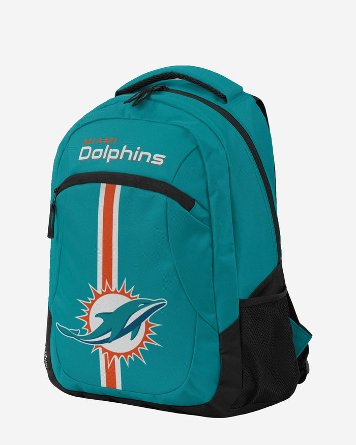 Miami Dolphins Teal Alternate Color Action Backpack FOCO - FOCO.com