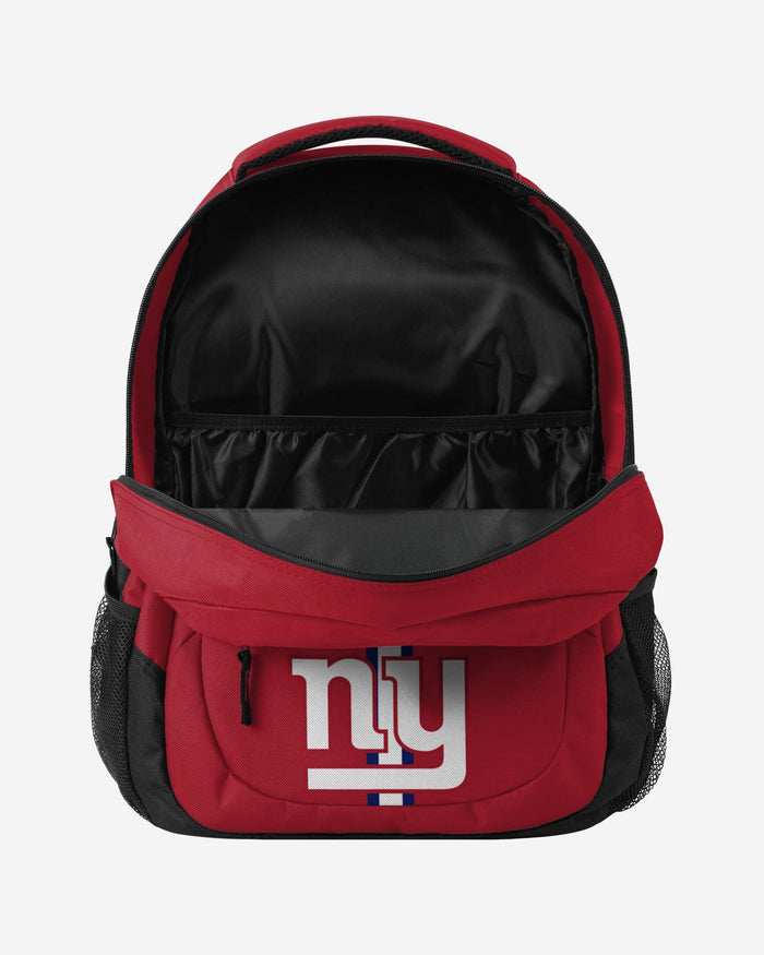 New York Giants Red Alternate Color Action Backpack FOCO - FOCO.com