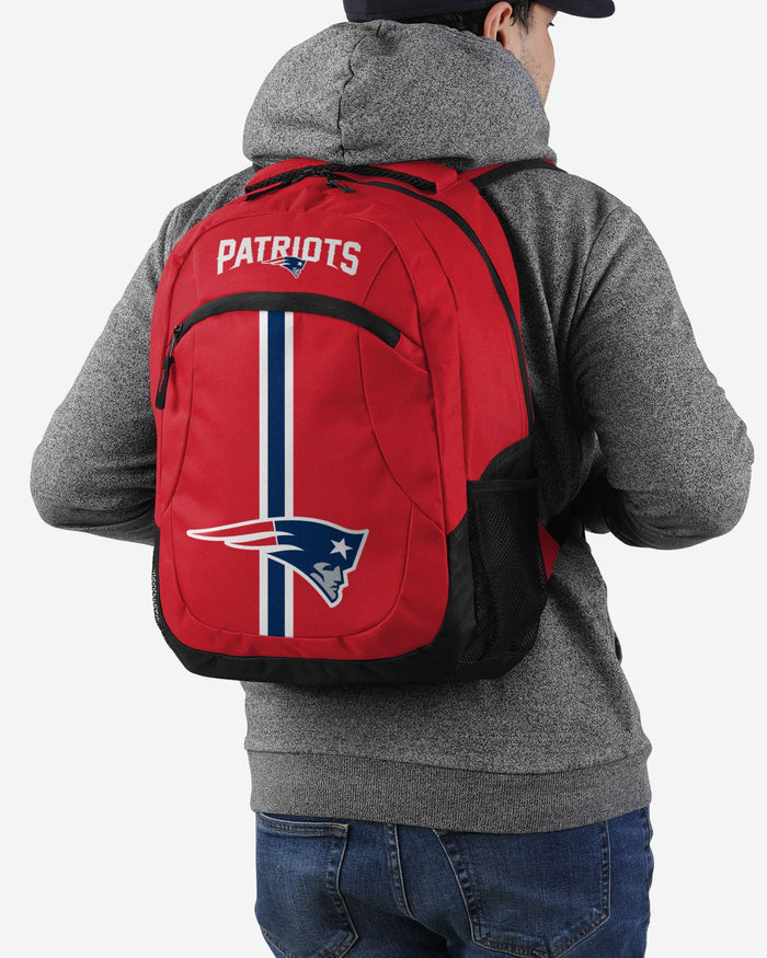 New England Patriots Red Alternate Color Action Backpack FOCO - FOCO.com