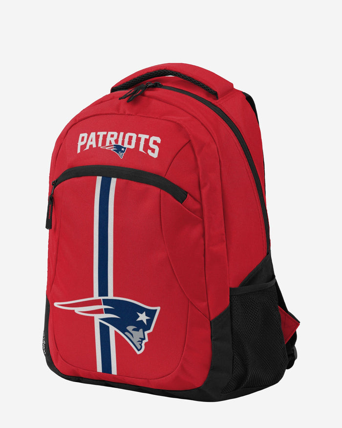 New England Patriots Red Alternate Color Action Backpack FOCO - FOCO.com