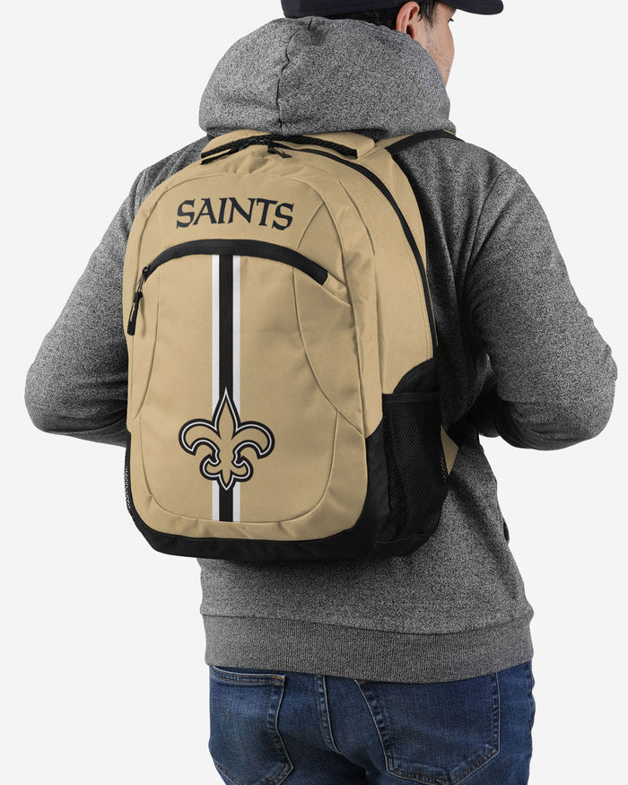 New Orleans Saints Old Gold Alternate Color Action Backpack FOCO - FOCO.com