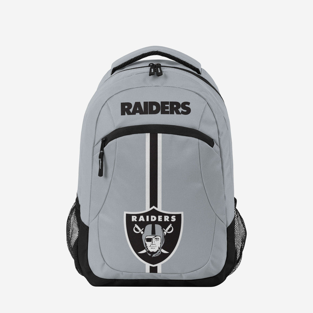 Las Vegas Raiders Gray Alternate Color Action Backpack FOCO - FOCO.com