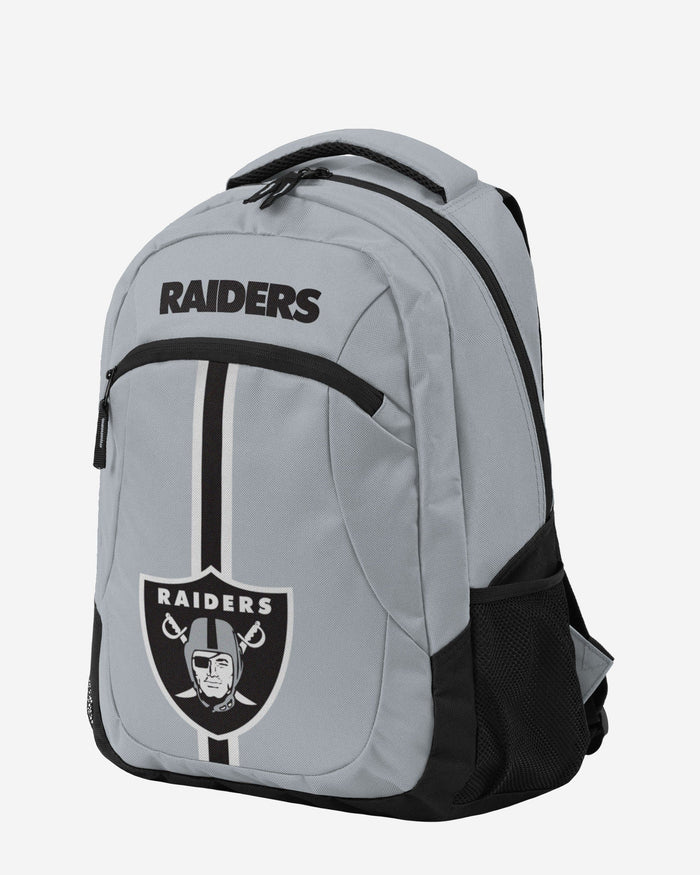 Las Vegas Raiders Gray Alternate Color Action Backpack FOCO - FOCO.com