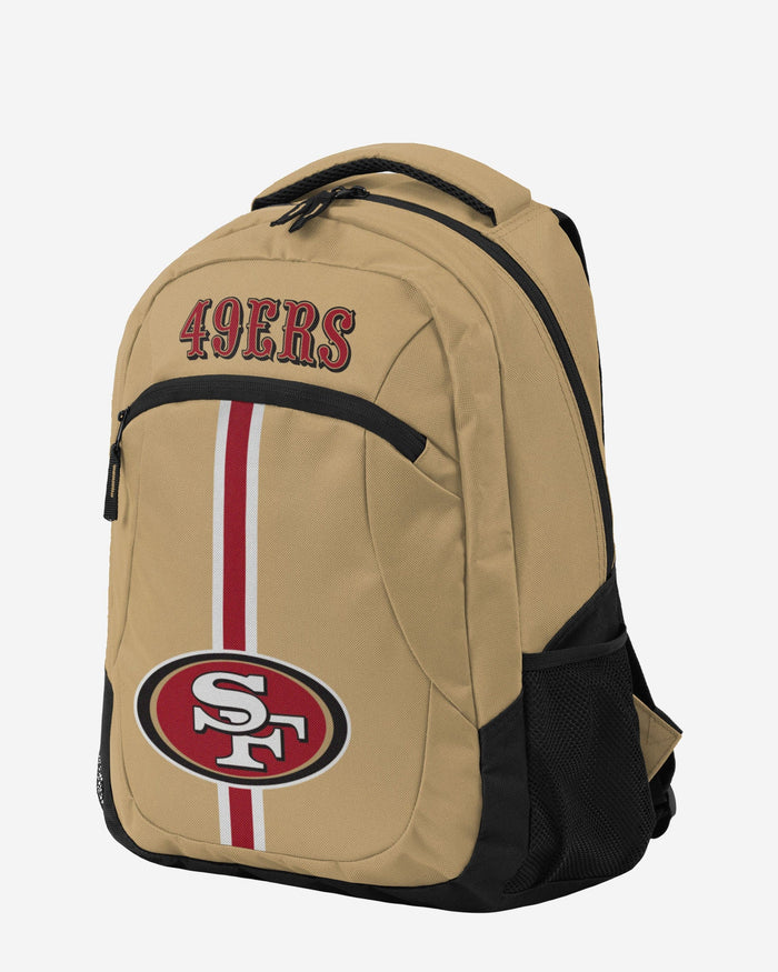 San Francisco 49ers Gold Alternate Color Action Backpack FOCO - FOCO.com