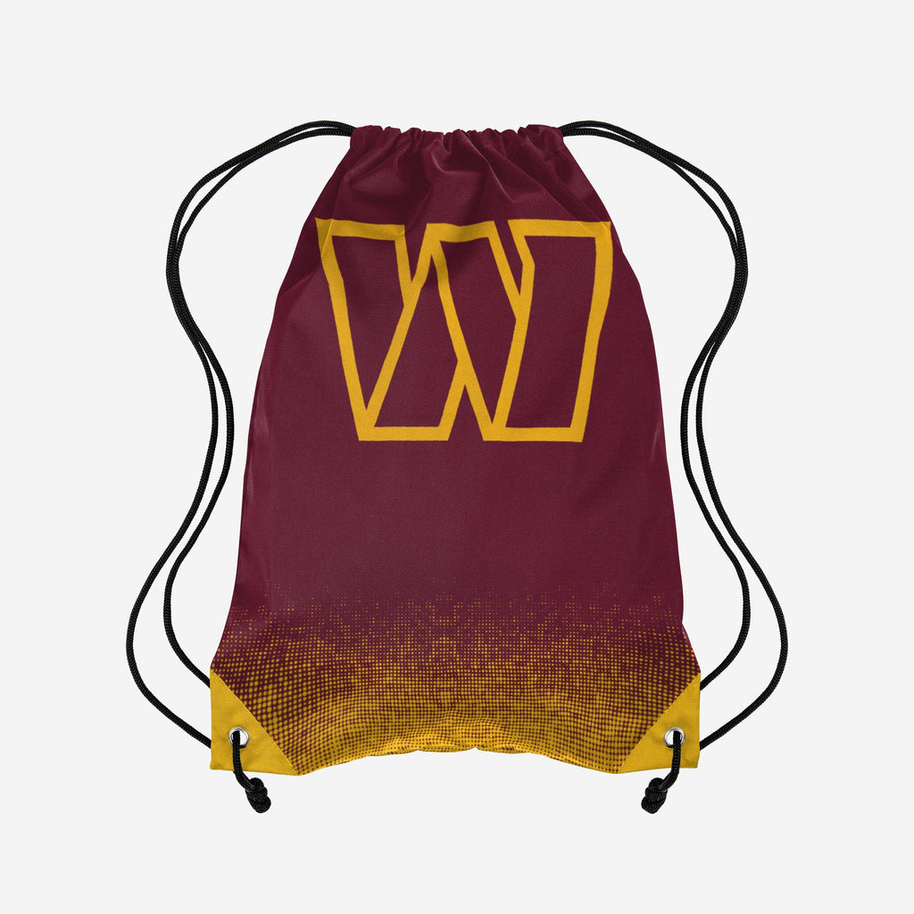 Washington Commanders Gradient Drawstring Backpack FOCO - FOCO.com