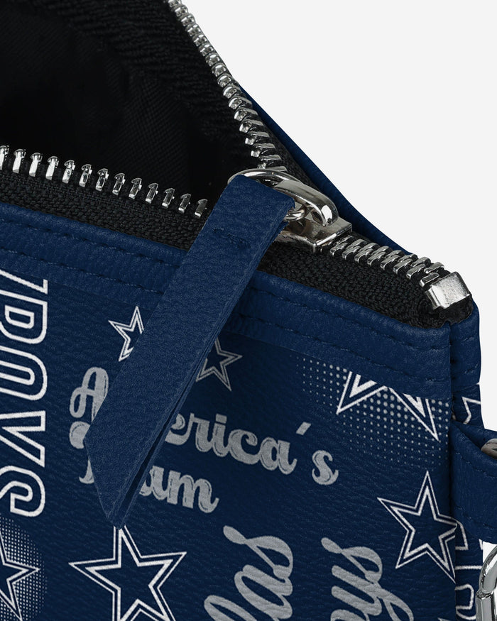 Dallas Cowboys Spirited Style Printed Collection Repeat Logo Wristlet FOCO - FOCO.com