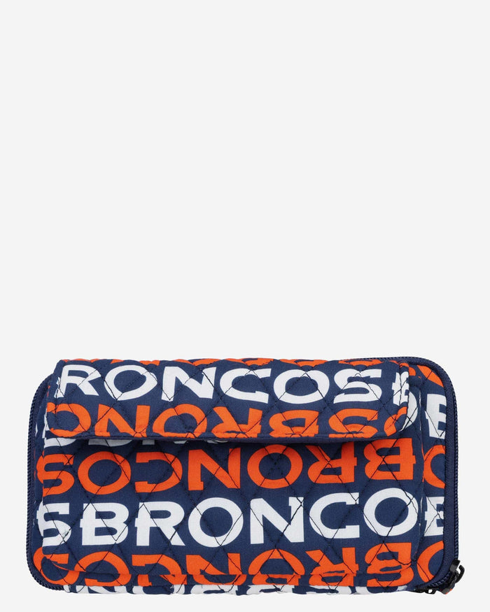 Denver Broncos Quilted Printed Wristlet FOCO - FOCO.com