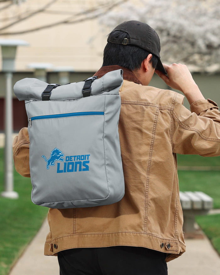 Detroit Lions Rollup Backpack FOCO - FOCO.com