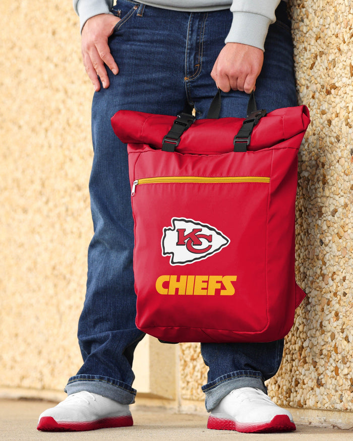 Kansas City Chiefs Rollup Backpack FOCO - FOCO.com