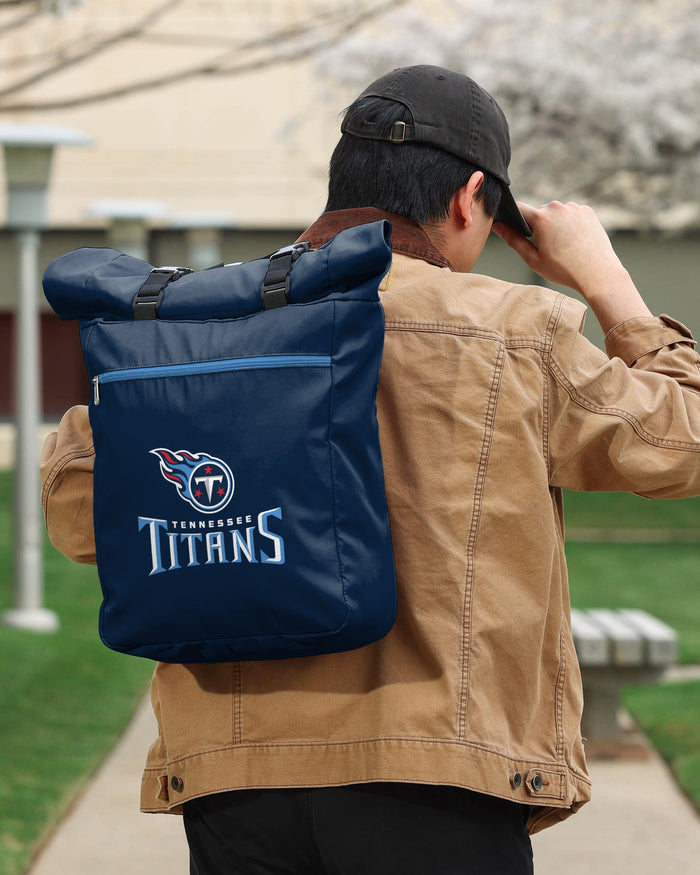 Tennessee Titans Rollup Backpack FOCO - FOCO.com