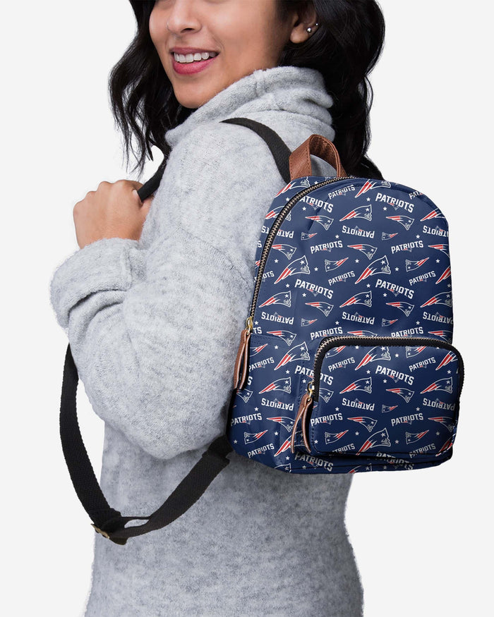 New England Patriots Printed Collection Mini Backpack FOCO - FOCO.com