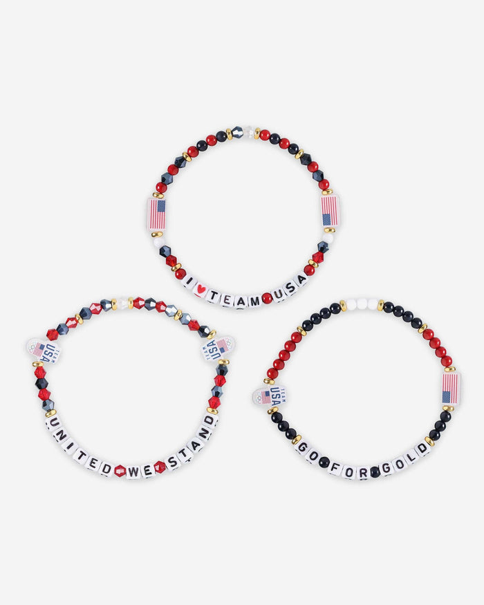 Team USA 3 Pack Friendship Bracelet FOCO - FOCO.com