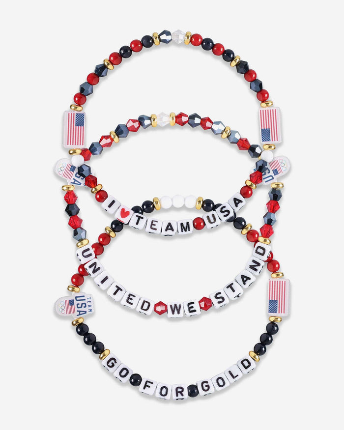 Team USA 3 Pack Friendship Bracelet FOCO - FOCO.com