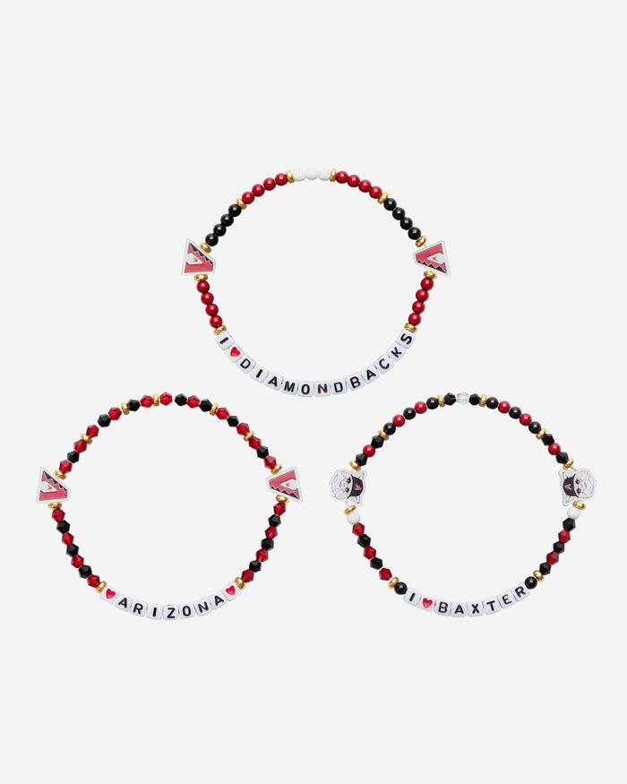 Arizona Diamondbacks 3 Pack Friendship Bracelet FOCO - FOCO.com