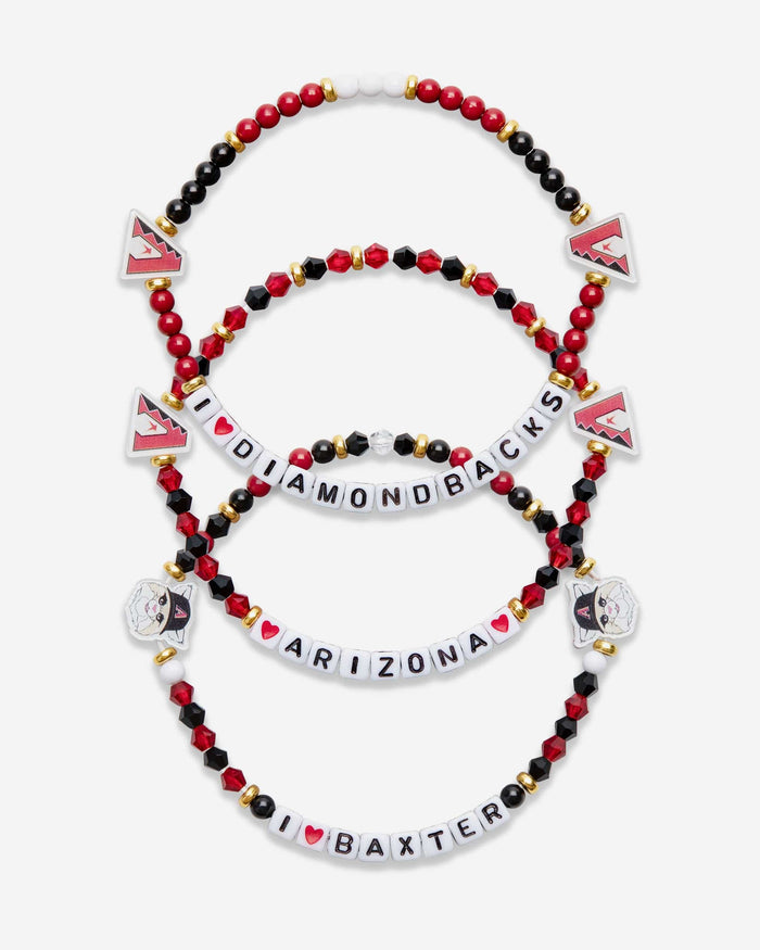 Arizona Diamondbacks 3 Pack Friendship Bracelet FOCO - FOCO.com