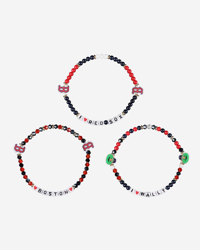 Boston Red Sox 3 Pack Friendship Bracelet FOCO - FOCO.com