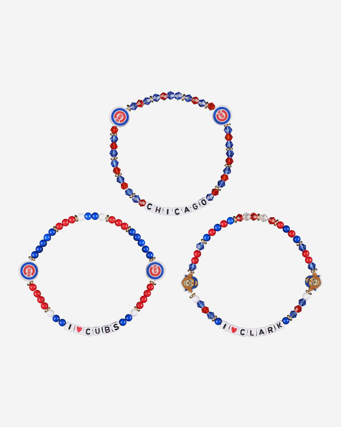 Chicago Cubs 3 Pack Friendship Bracelet FOCO - FOCO.com