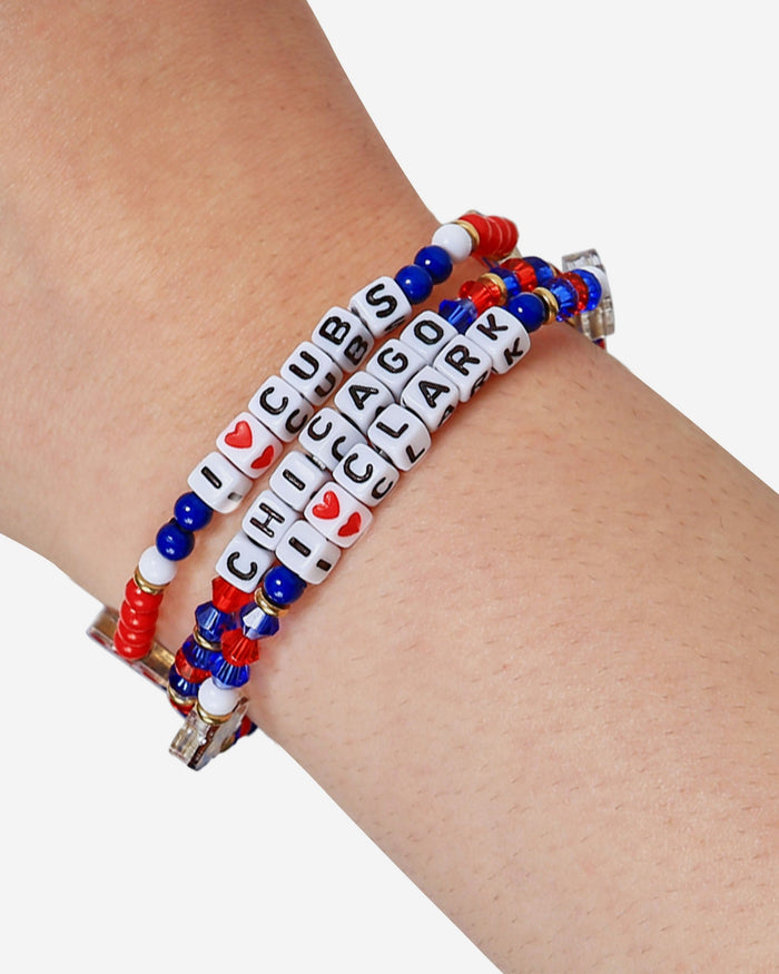 Chicago Cubs 3 Pack Friendship Bracelet FOCO - FOCO.com