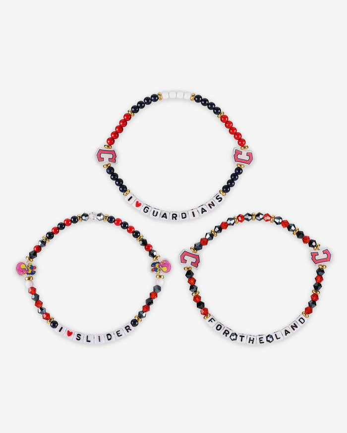 Cleveland Guardians 3 Pack Friendship Bracelet FOCO - FOCO.com