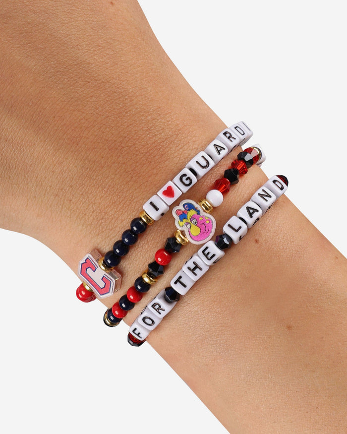 Cleveland Guardians 3 Pack Friendship Bracelet FOCO - FOCO.com