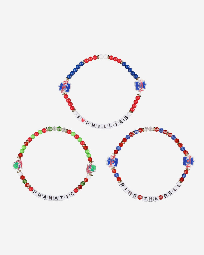 Philadelphia Phillies 3 Pack Friendship Bracelet FOCO - FOCO.com