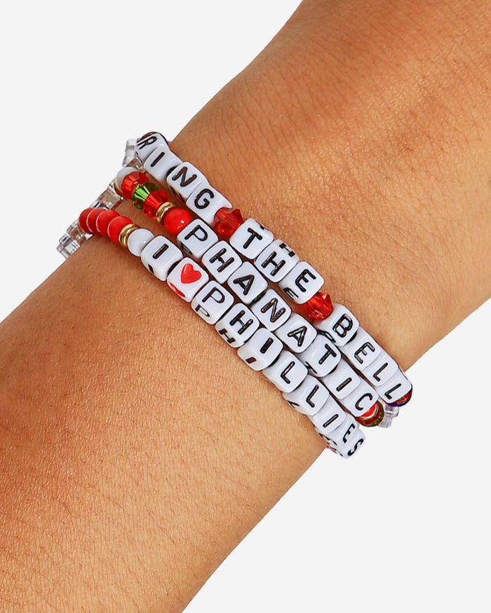 Philadelphia Phillies 3 Pack Friendship Bracelet FOCO - FOCO.com