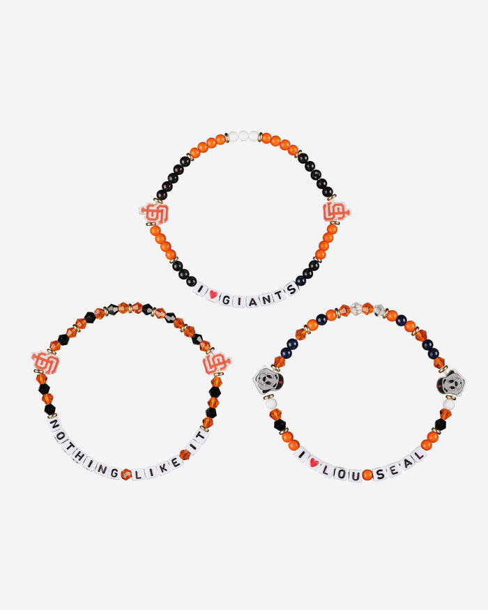 San Francisco Giants 3 Pack Friendship Bracelet FOCO - FOCO.com