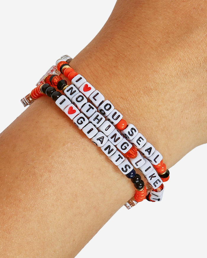 San Francisco Giants 3 Pack Friendship Bracelet FOCO - FOCO.com